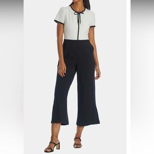 Bow Tie Scuba Crepe Jumpsuit